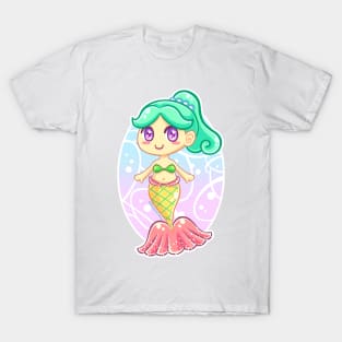 Teal Mermaid Princess T-Shirt